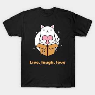 Live, laugh, love T-Shirt